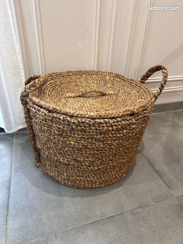 Panier osier rangement (image 1)