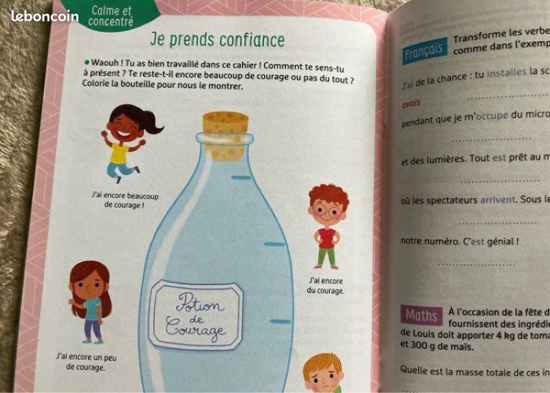 Livre, Je travaille sereinement CE2, 8-9 ans.exercices maths et français. Magnard (image 6)