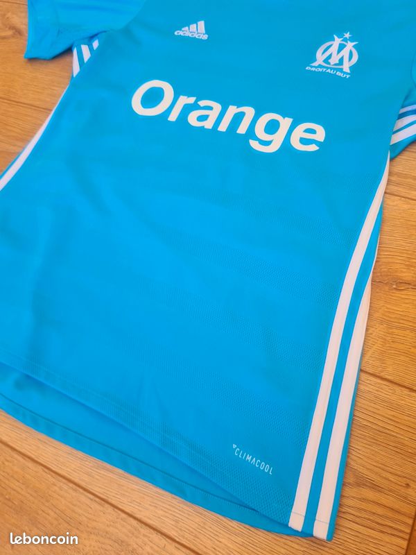 vetements officiels homme - Maillot adidas Marseille 16/17 Domicile - Blanc - Bleu OM - Or | Pro:Direct Soccer