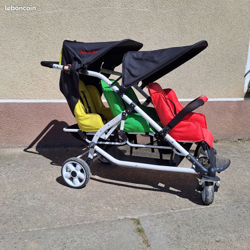 Familidoo Commercial Familidoo Poussette Triple Poussette Triple
