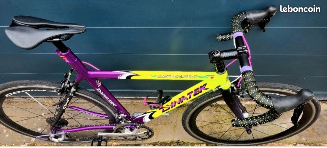 Velo route course CLM DYNATEK TRI TT CARBONE ALU Leonardo columbus italien (image 17)