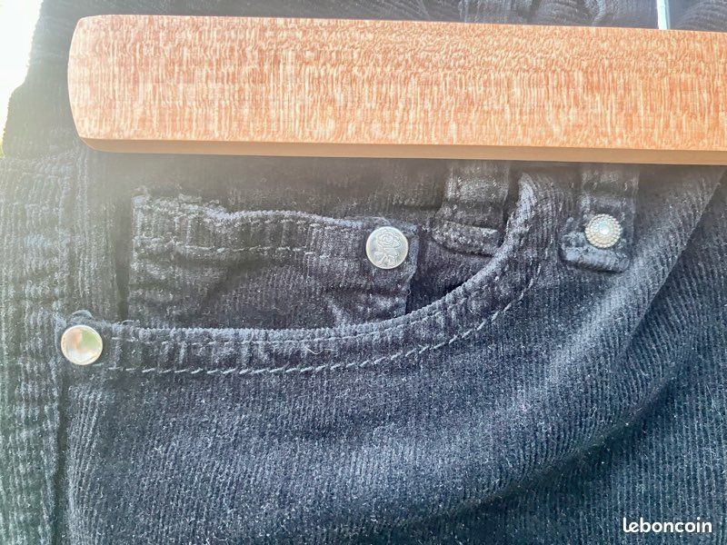 Pantalon Jean DDP Skinny Noir Taille 36 - Occasion Très Bon état