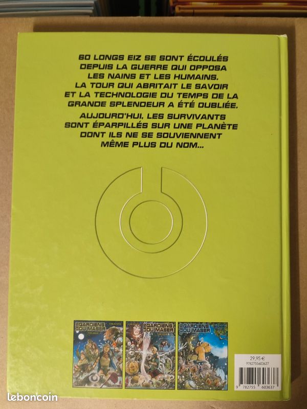 Magnifique BD LES GARDIENS DU MASER - TRILOGIE 1 - FREZZATO Massimiliano - H. Desinge Hugo & Cie (image 4)