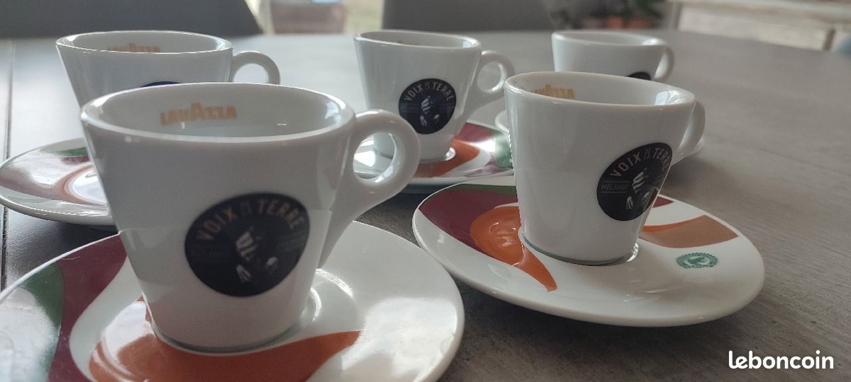 Service à café expresso 6 tasses et soucoupes Lavazza (image 4)
