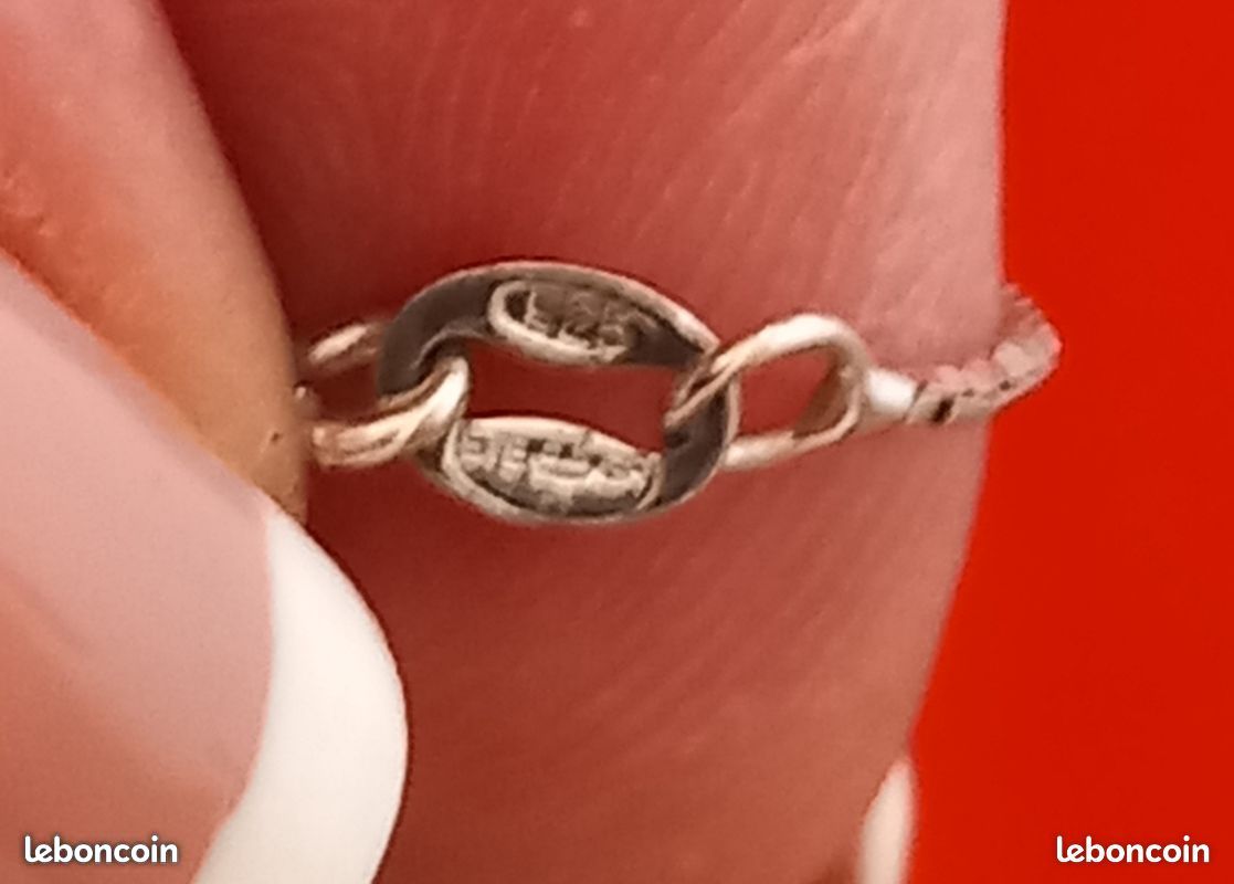 Collier en argent 925 pendentif cœur neuf (image 4)