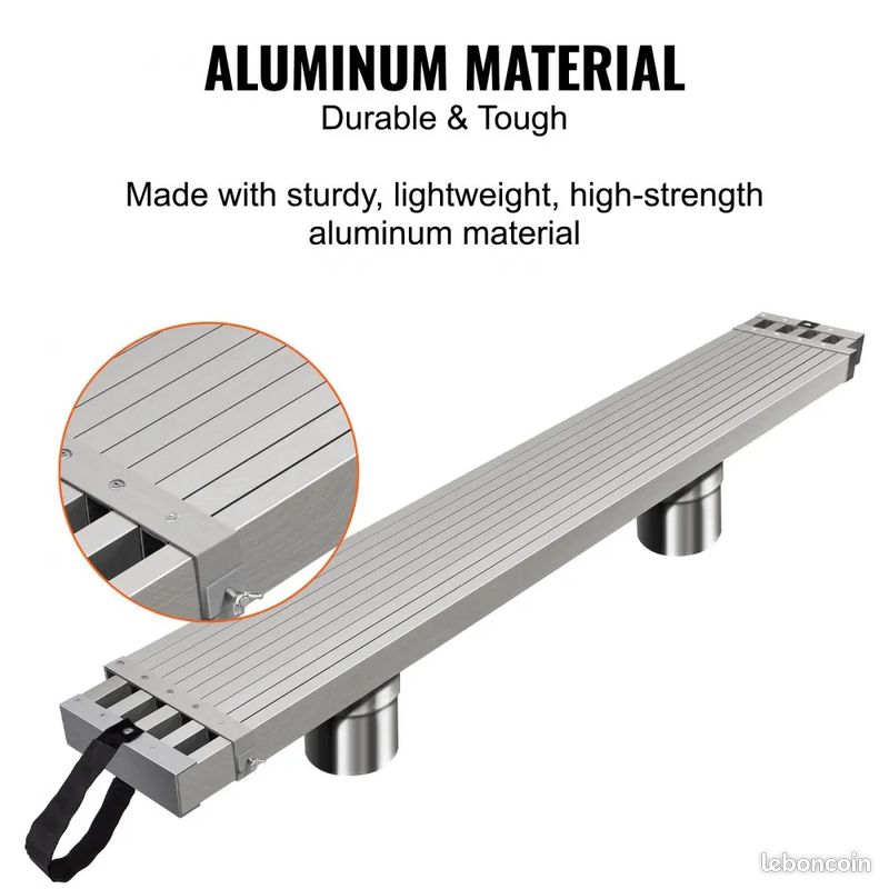 Planche d'échafaudage télescopique en aluminium, 2,44-3,96 m (image 2)