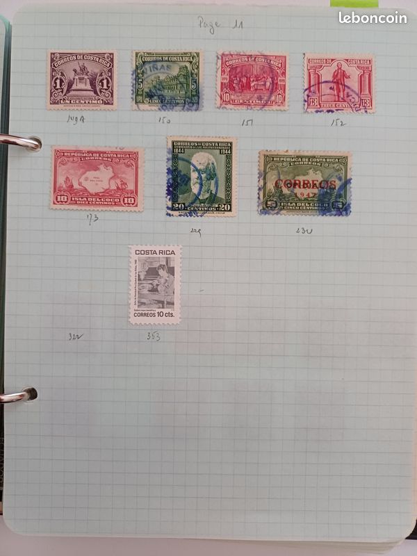 Timbres du Costa Rica (image 11)