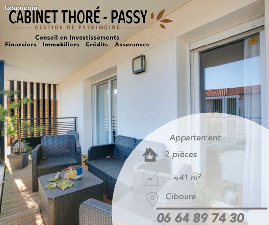 Appartement 2 pièces 41m2
