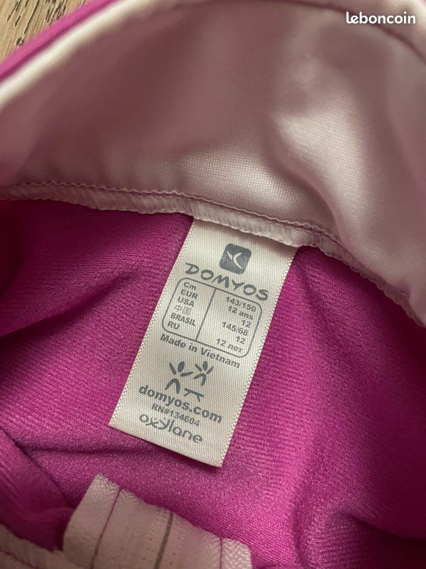 Veste de sport Domyos rose – Taille 12 ans (143-150 cm) (image 2)