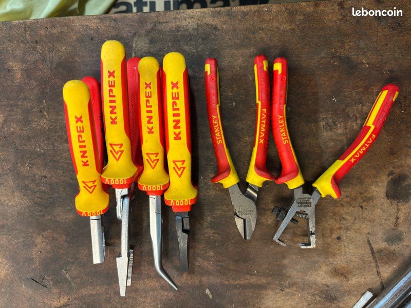Lot outils électricien professionnel 1000V – Knipex / Stanley / Facom / Wera (image 5)