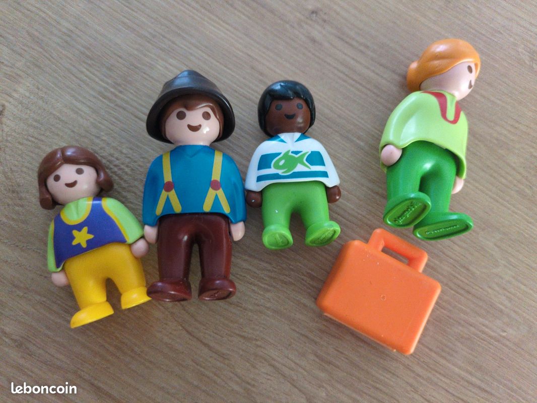 Lot Playmobil 1er age maison voiture avion (image 7)