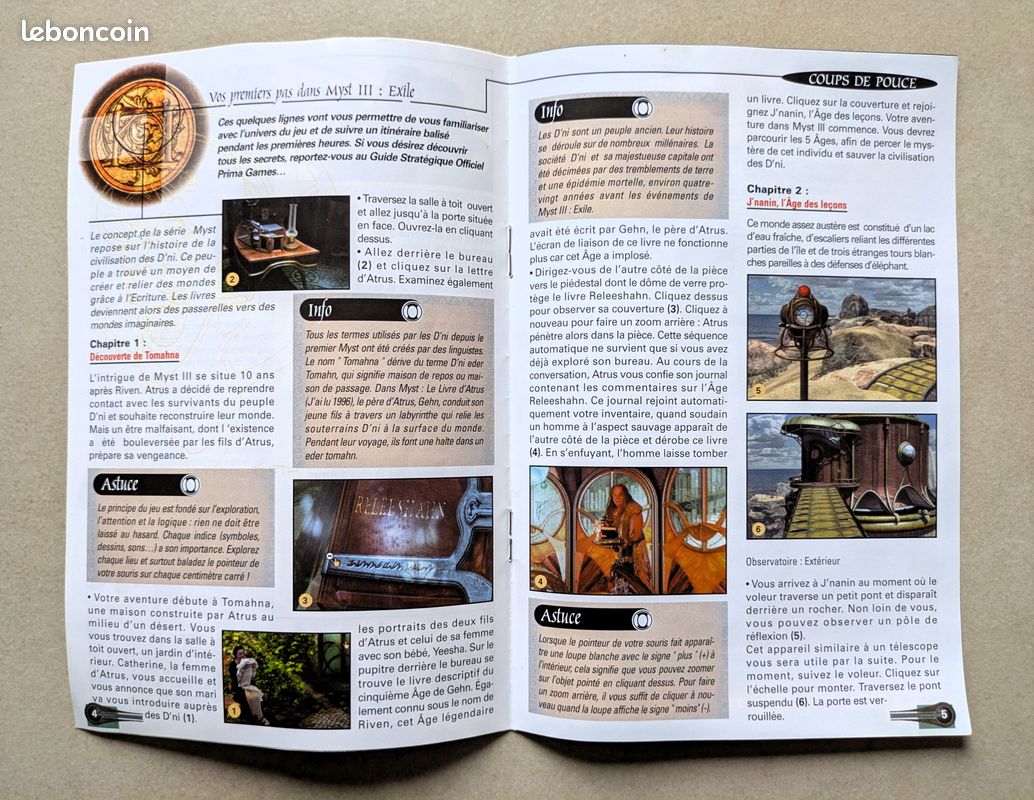 Jeu PC CD Myst III : Exile big box complet VF Très bon état (image 12)