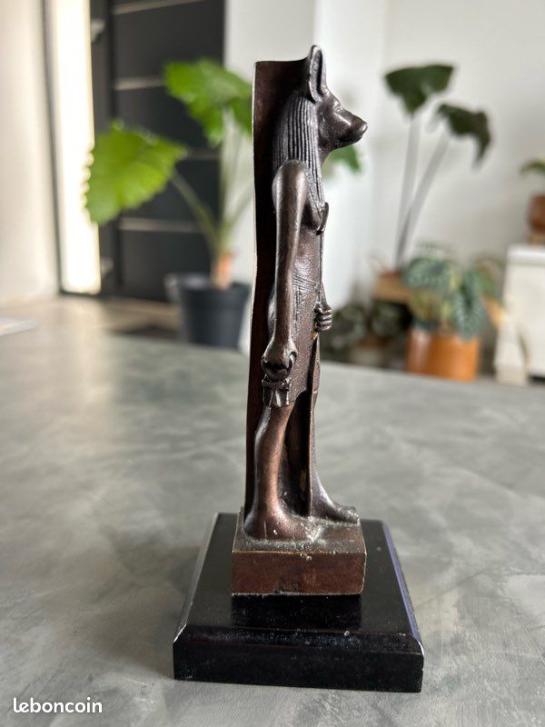 Sculpture / figurine reproduction Anubis en bronze (image 5)