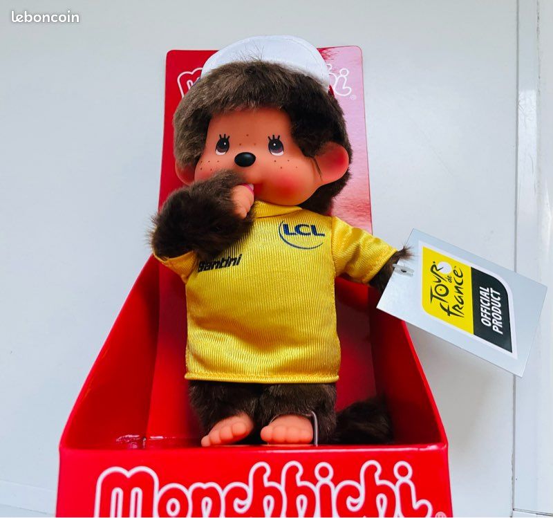 Peluche Kiki Monchhichi Tour de France Collection