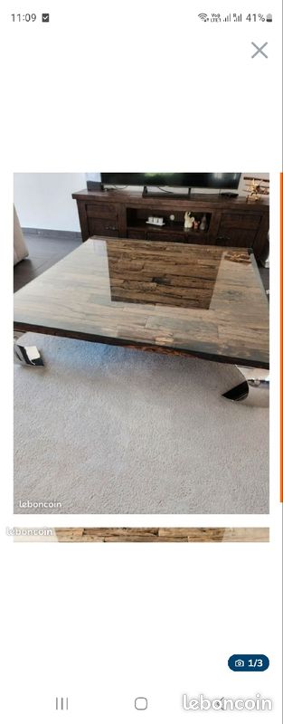 Superbe table boit brut d'Asie (image 1)