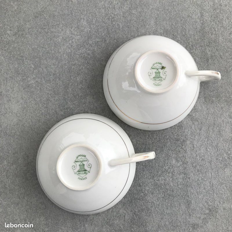 Tasses à café ☕️ Limoges ☕️ (image 5)