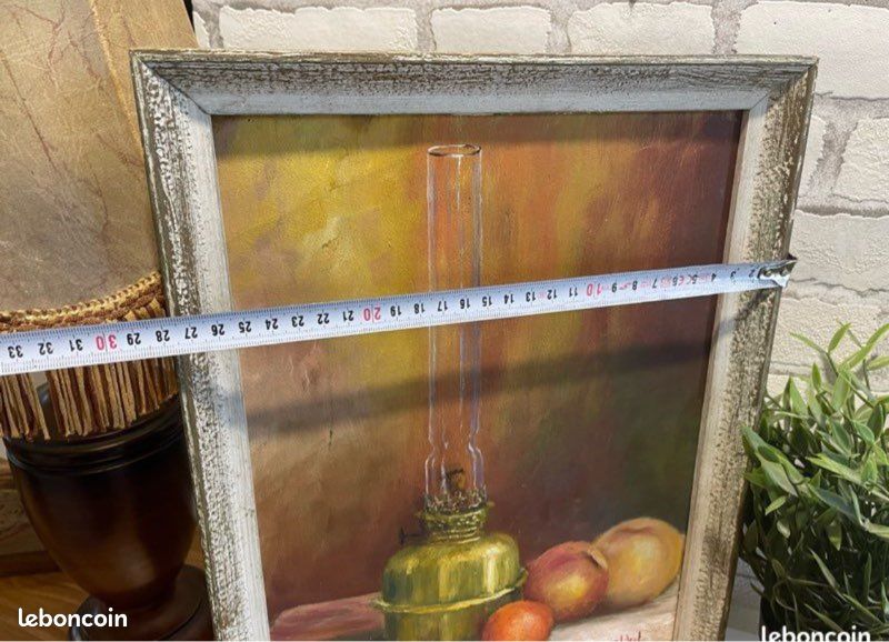 Tableau ancien signé et encadré - Nature morte (image 11)