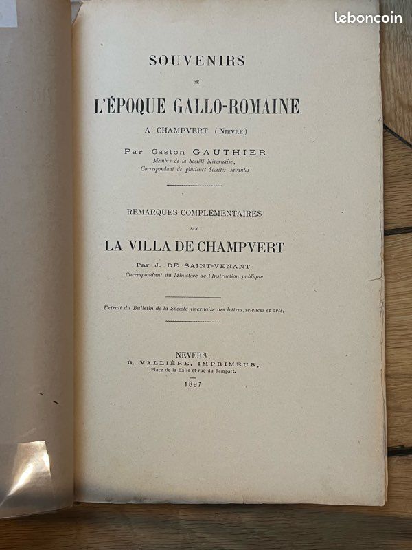 Souvenirs de l’Epoque Gallo-Romaine à Champvert (image 3)