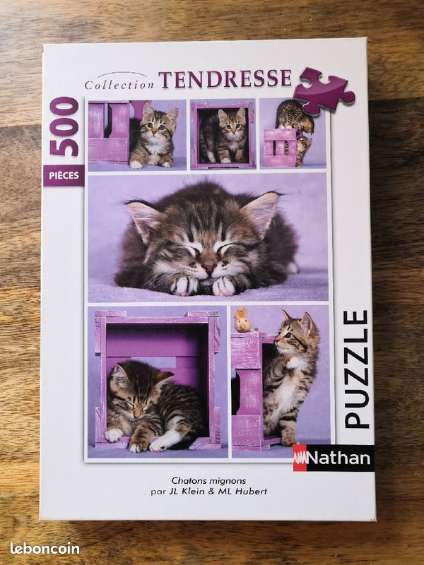 Puzzle chats 500 pièces (image 1)