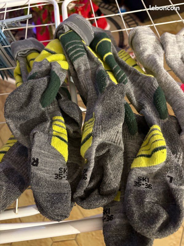 Lot chaussettes de ski 35 36 (image 1)