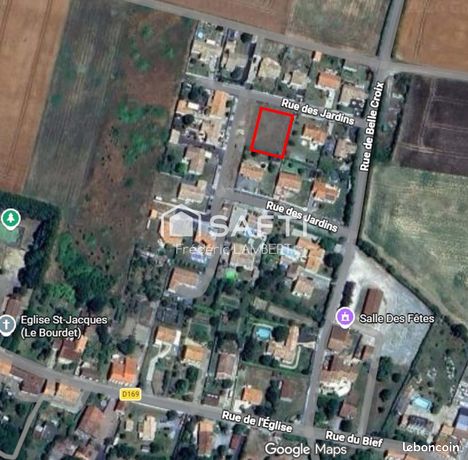 Terrain 924 m² LE BOURDET