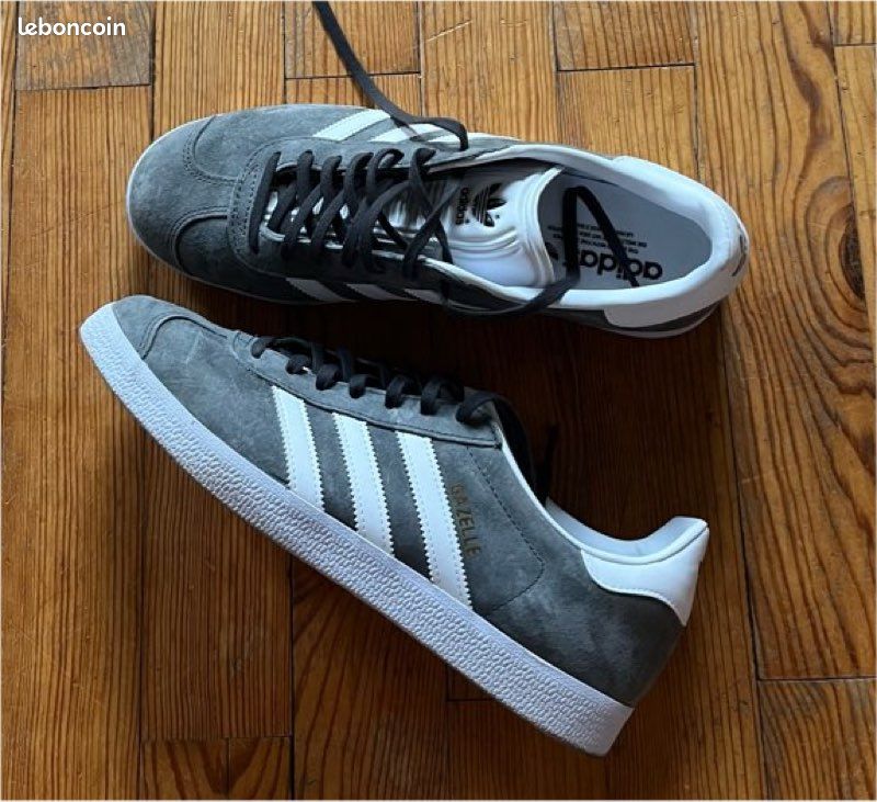 adidas gazelle silver green womens Adidas | Baskets Gazelle pour Homme
