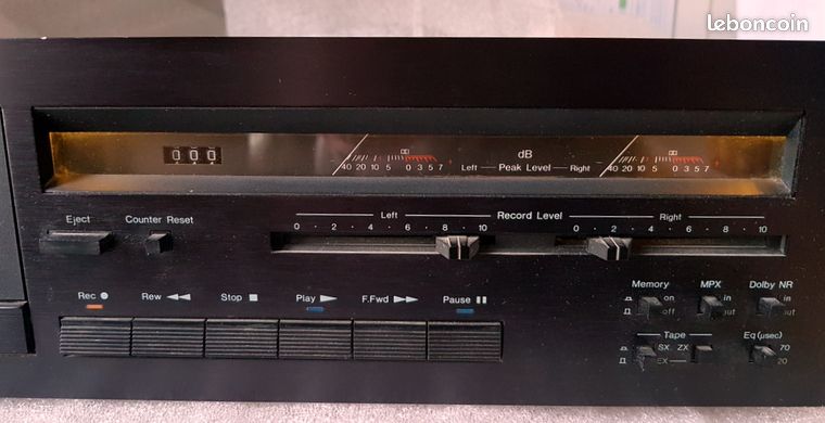NAKAMICHI BX-150 2HEAD Cassette Deck DOLBY B-C NR Noir AC100V 50/60Hz 23W EUR 513,77 - FR