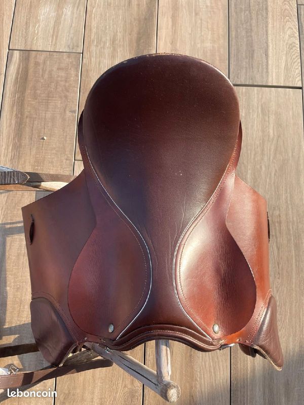 Garde-boue Cuir Floral Garde-boue De Selle Western En Cuir Fleuri Pour Cheval Adulte - Challenger, Réf 5258DB - Neuf Phoenix Feather