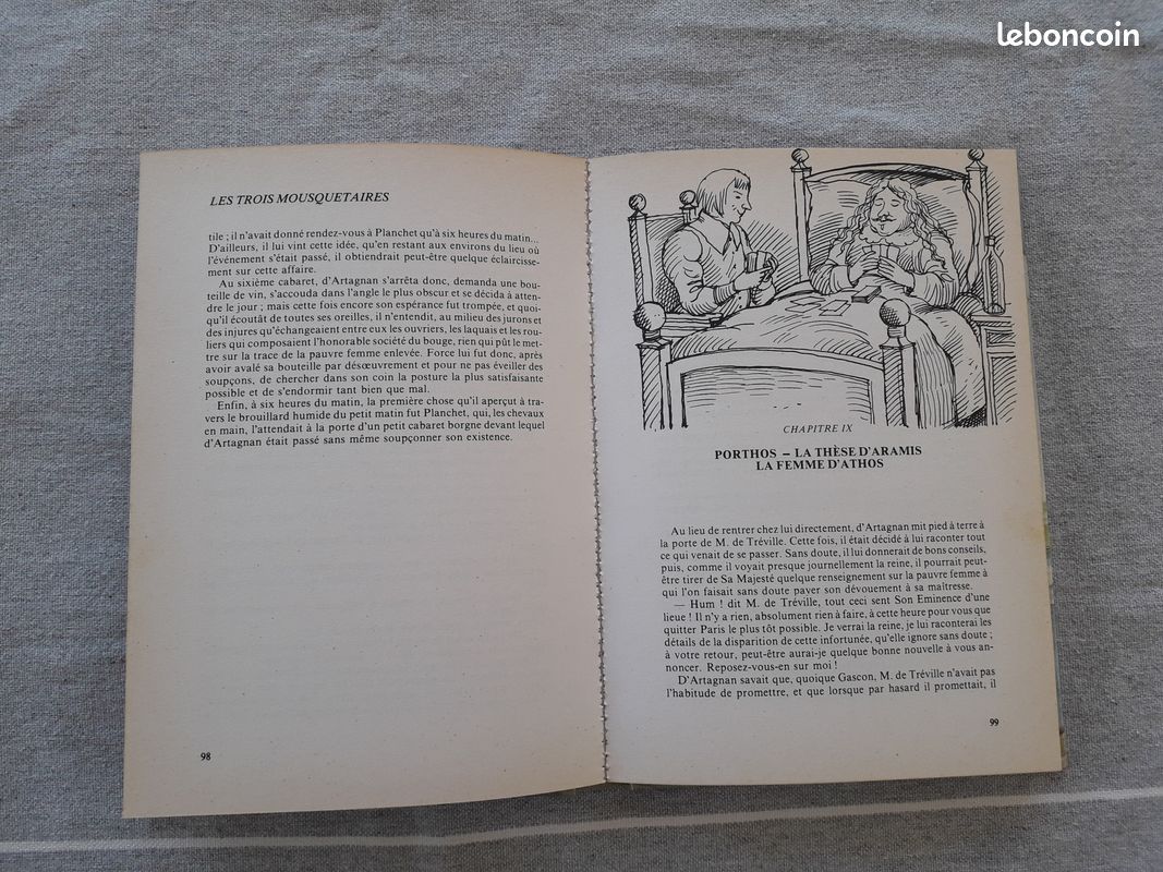 Livre enfant ancien " les 3 mousquetaires " (image 6)