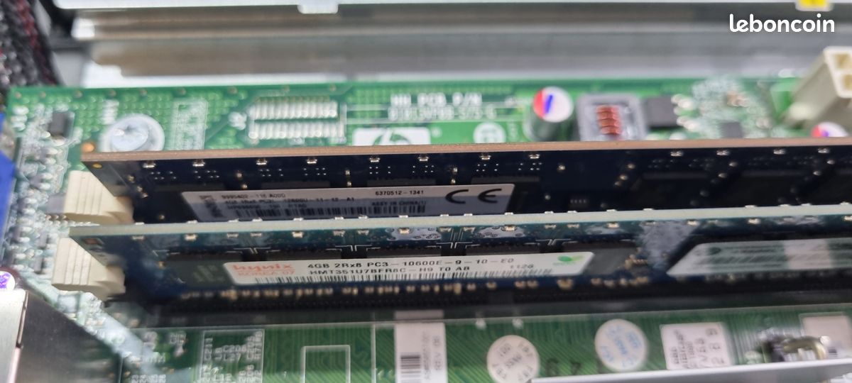 HP MicroServer Gen7 N40L - 8Go ECC - Modifié Ventilateurs Silencieux - Occasion