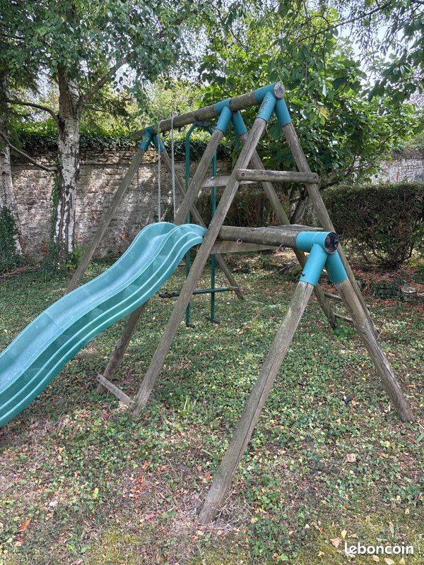 Portique balançoire et toboggan (image 2)