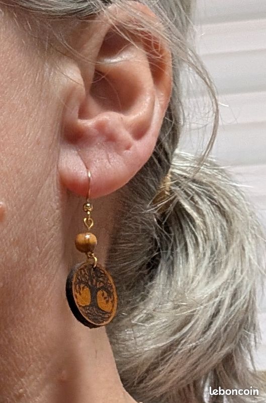 Boucles d'oreilles arbre de vie (image 2)