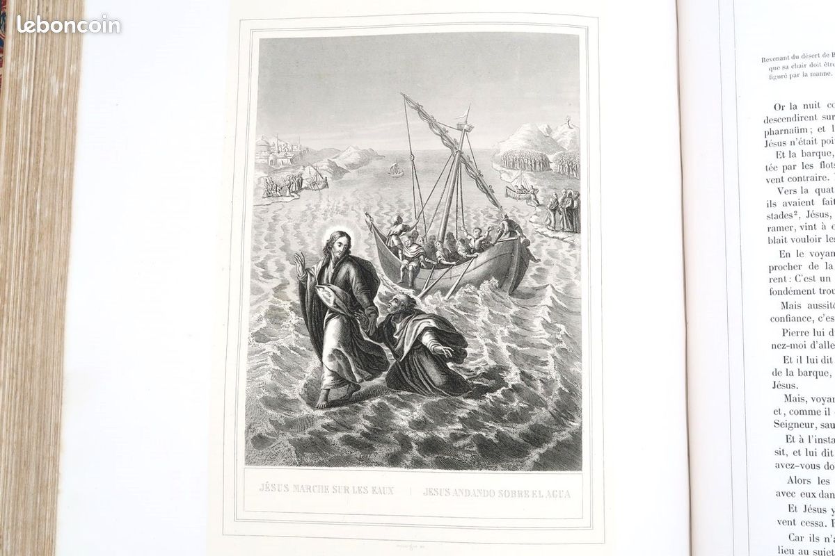 La vie de N. S. Jésus-Christ de Jérôme Natalis - in-folio 1853 130 gravures (image 6)