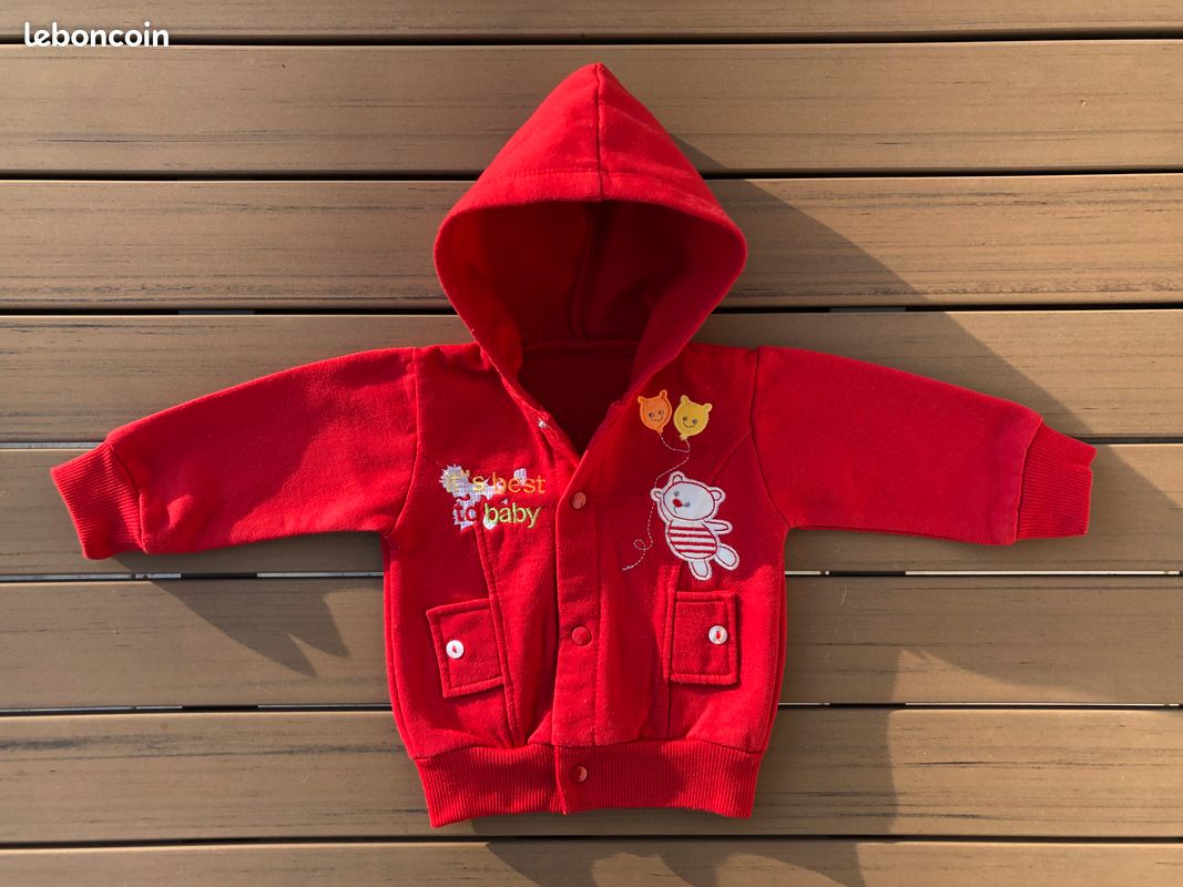 Veste gilet à capuche printemps été bébé garçon taille mois