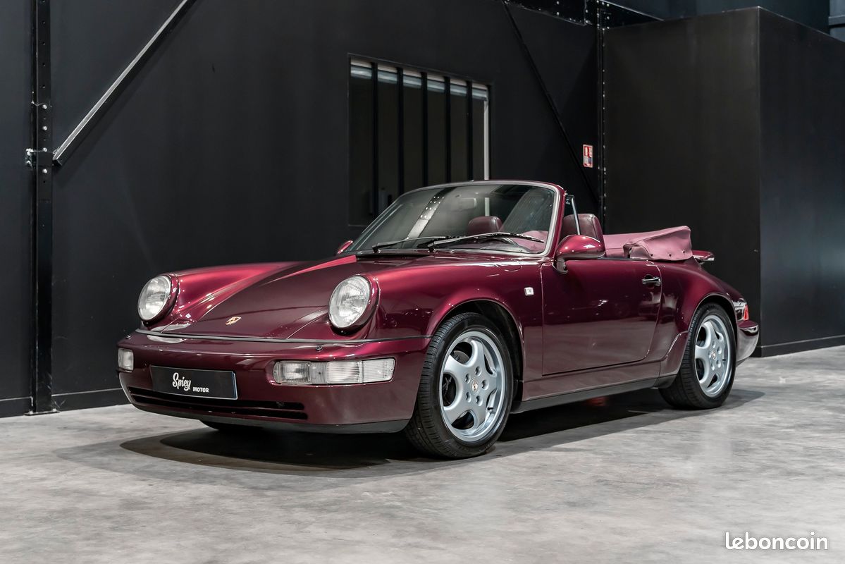 Porsche 911 Type 964 Carrera 2 Cabriolet - Gros dossier - Peinture neuve (image 1)