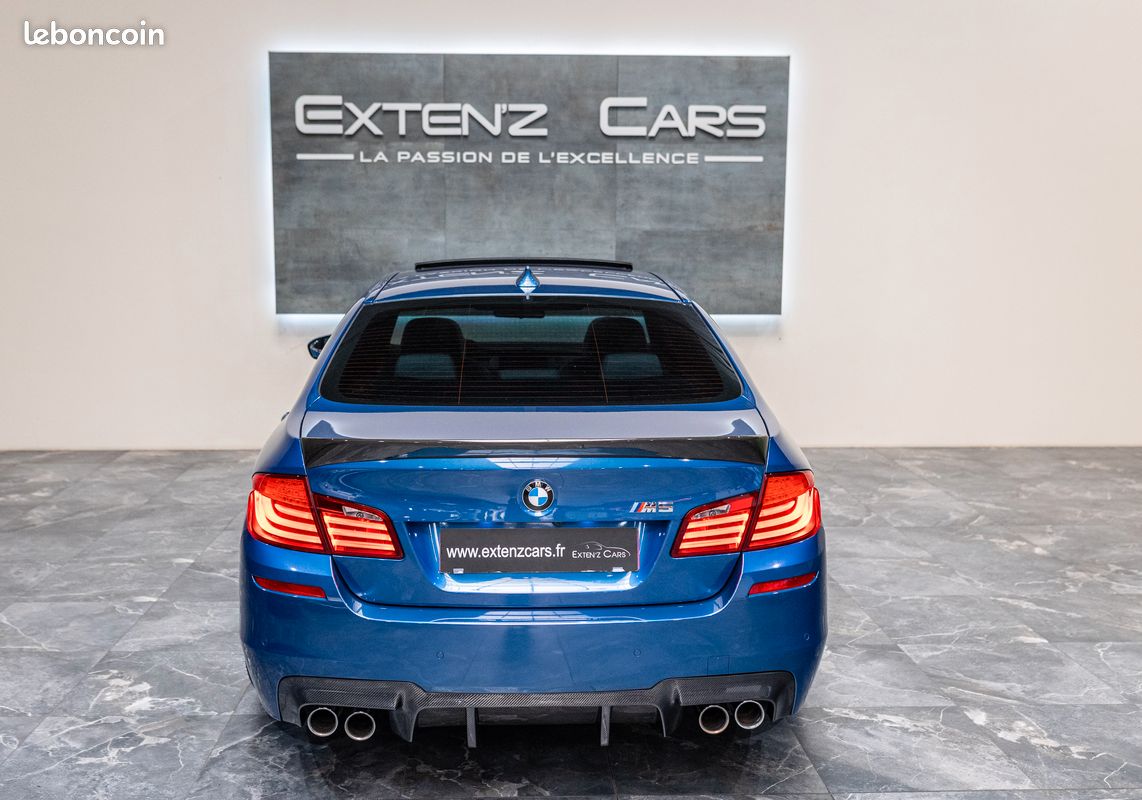 BMW M5 (F10) 4.4 V8 560CV DKG 7 - Bleu Monte Carlo - Avec 21.000 Kms & TVA Apparente - Etat Collection - Garantie 12 Mois (image 12)
