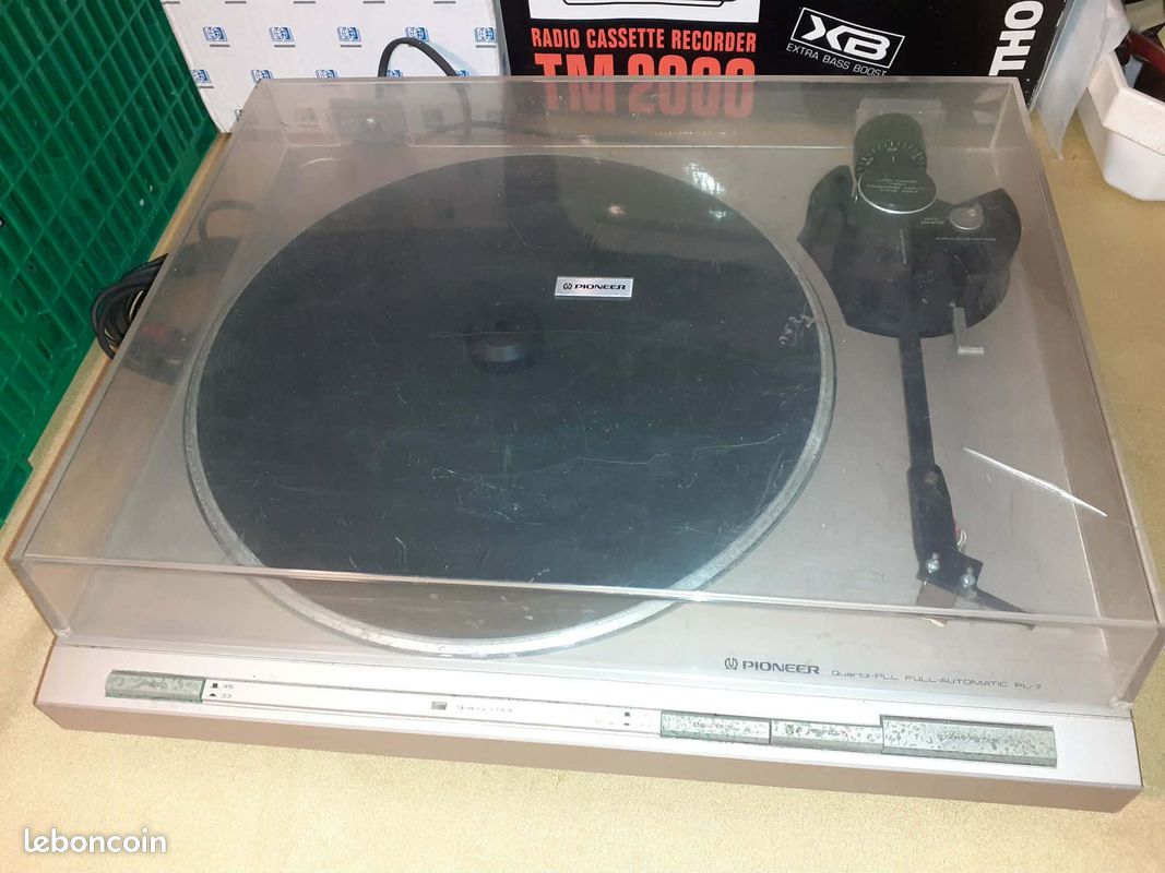 Platine Vinyle Pioneer PL-A25 – 1969, Vintage, Bois, état Parfait Et Rare