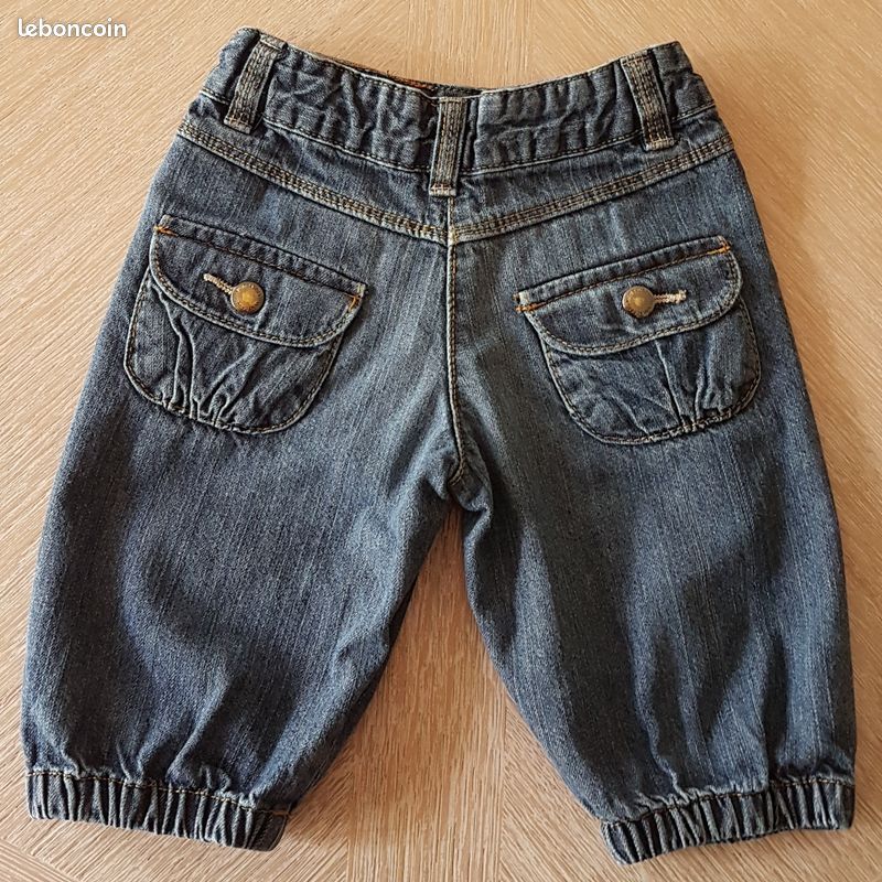 PANTACOURT JEAN - FILLE T 24mois (image 2)