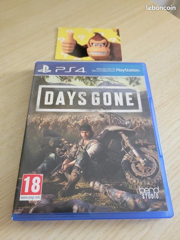 Jeu Days Gone - PlayStation 4/PS5 - Version Française - Occasion Très Bon État - PEGI 18
