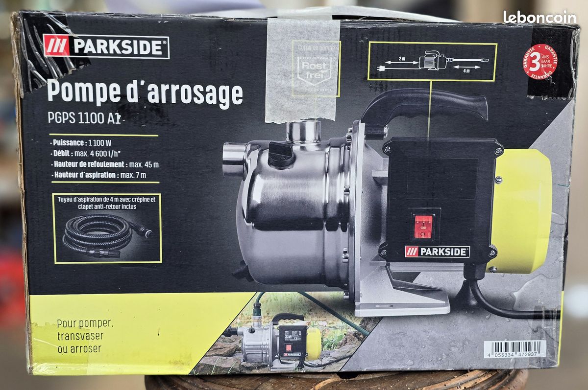 Pompe d'arrosage Parkside PGPS 1100 A1 (image 1)