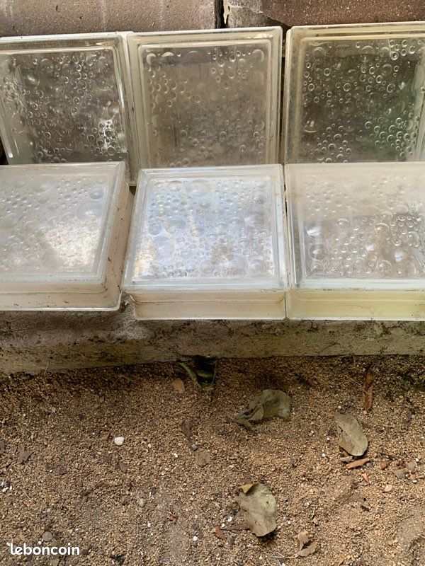 12 pavés de verre à bulles (image 1)