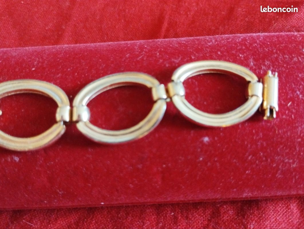 Bracelet montre metal doré (image 6)