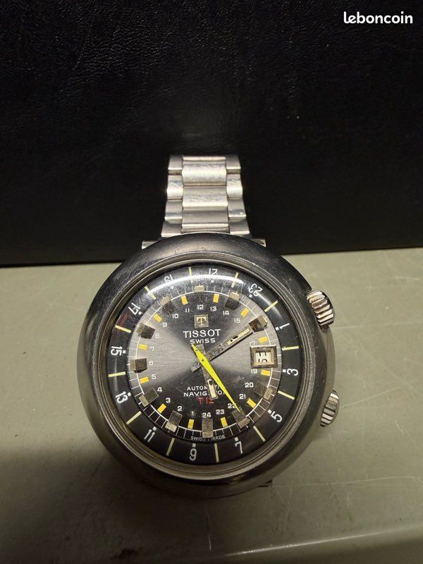 Montre Tissot T12 Navigator D’occasion - Montre Bracelet Adulte Unisexe Rétro