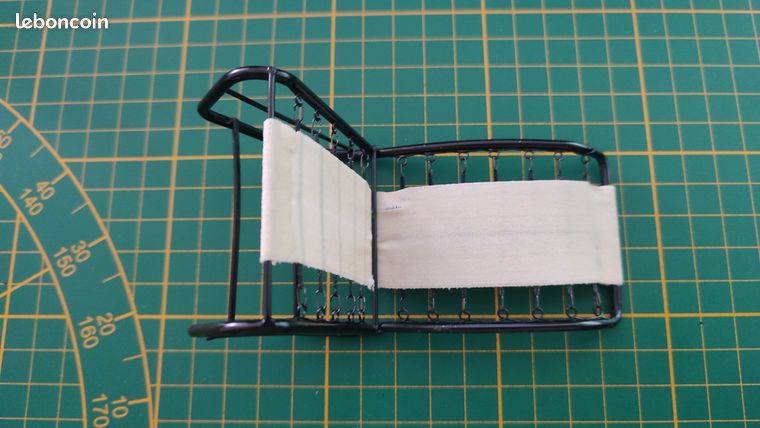 Vitre de custode AR droite 85-1 numéro 85 n°85 pièce détachée Citroën 2CV 2 CV Charleston 1/8 1:8 1/8ème Altaya #D20 - Collection