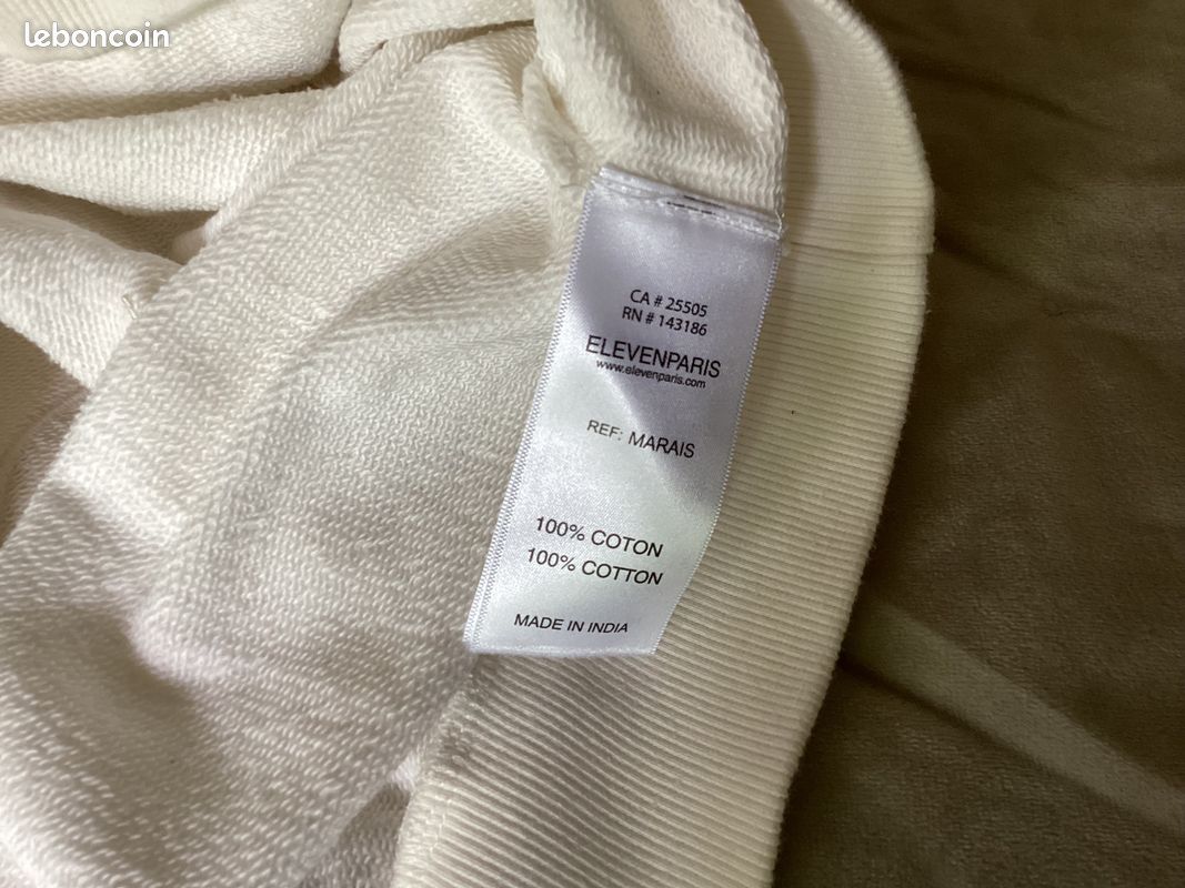 Sweat à Capuche ELEVEN PARIS SABAMY HD - Taille L, Neuf Avec étiquettes - Pour Homme