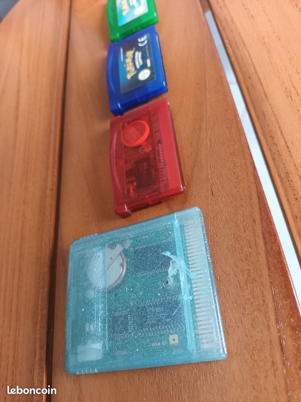 Jeux vidéos divers et variés. Pokemon emeraude, saphir, rubis, cristal (image 2)
