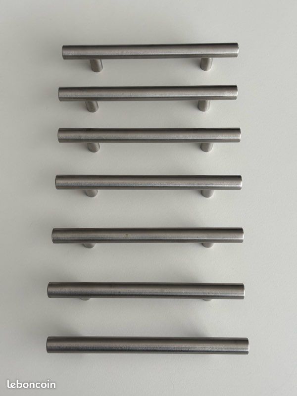 Lot de 7 poignées inox (image 2)