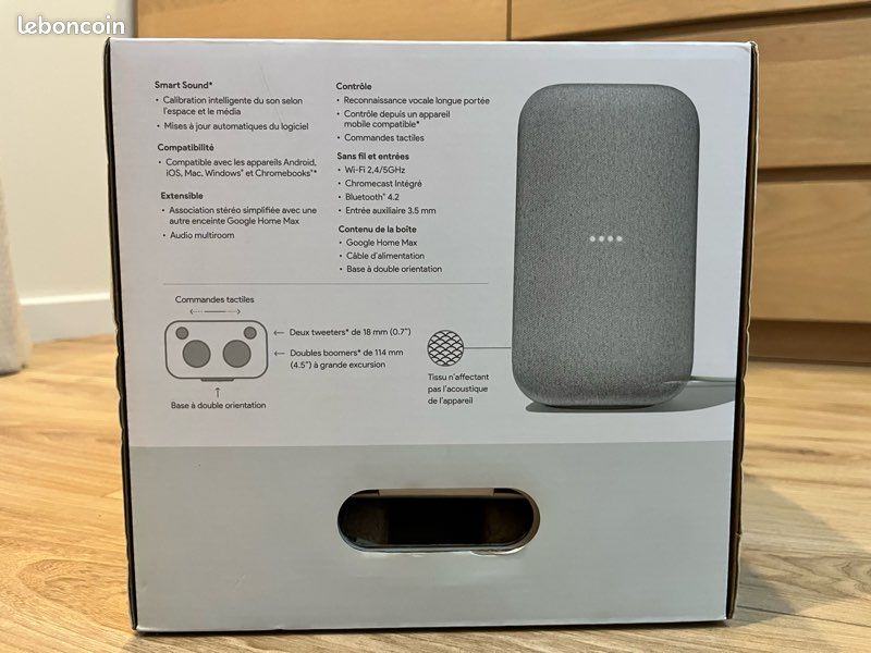 Google Home Max NEUVE sous emballage – Modèle rare et arrêté (image 2)