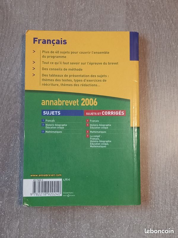 Annabrevet Français 2006 (image 2)