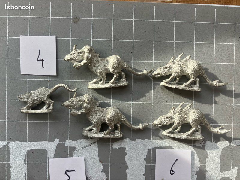 Produits Rats Skaven rats metal / Lot ou a la pièce - Jeux & Jouets